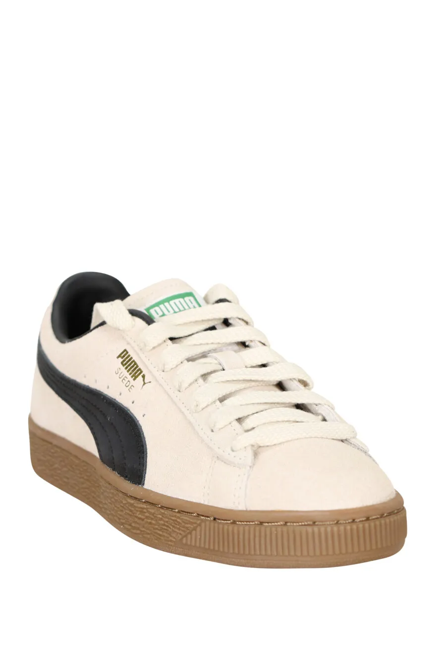 Zapatillas beige con negro 