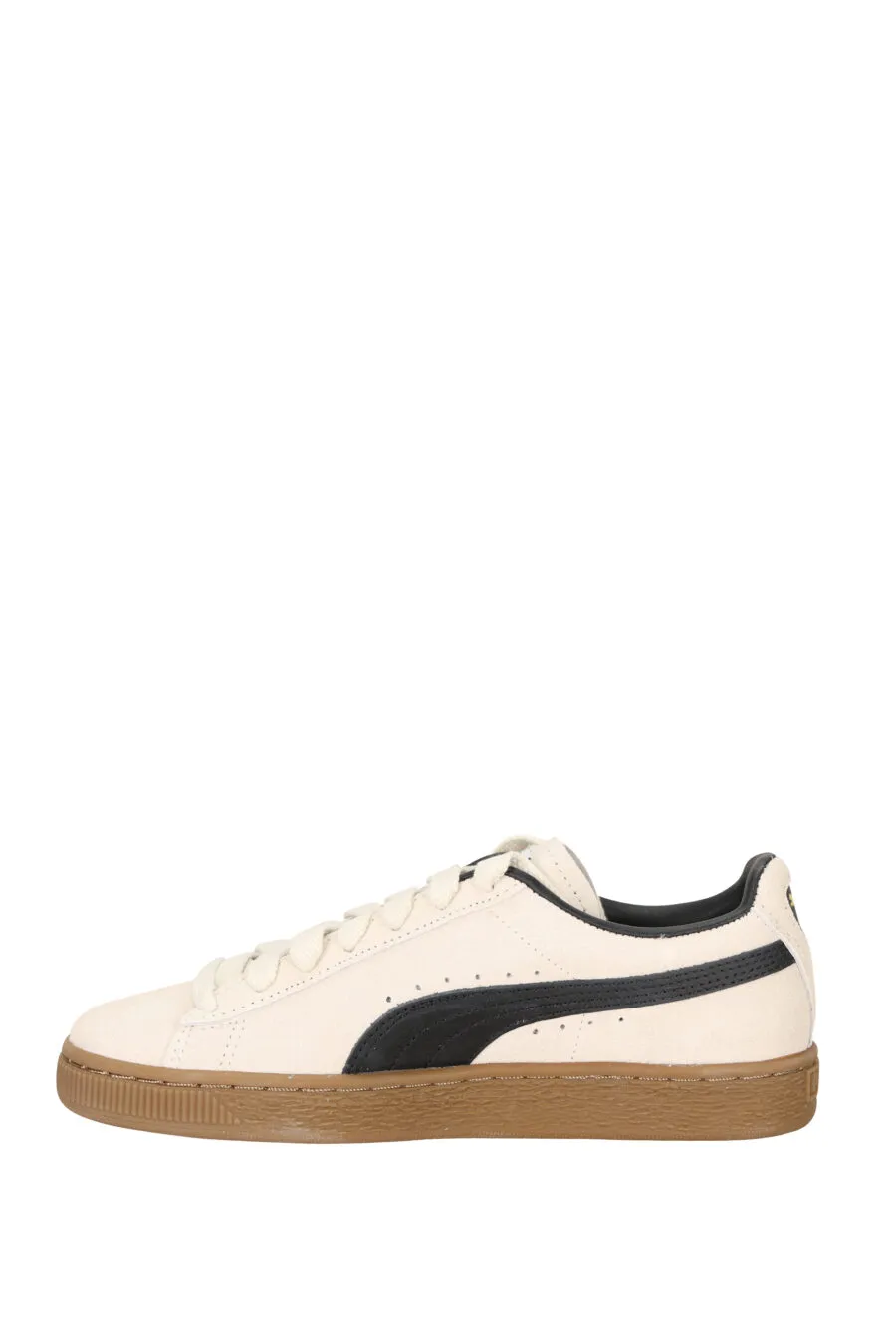 Zapatillas beige con negro 