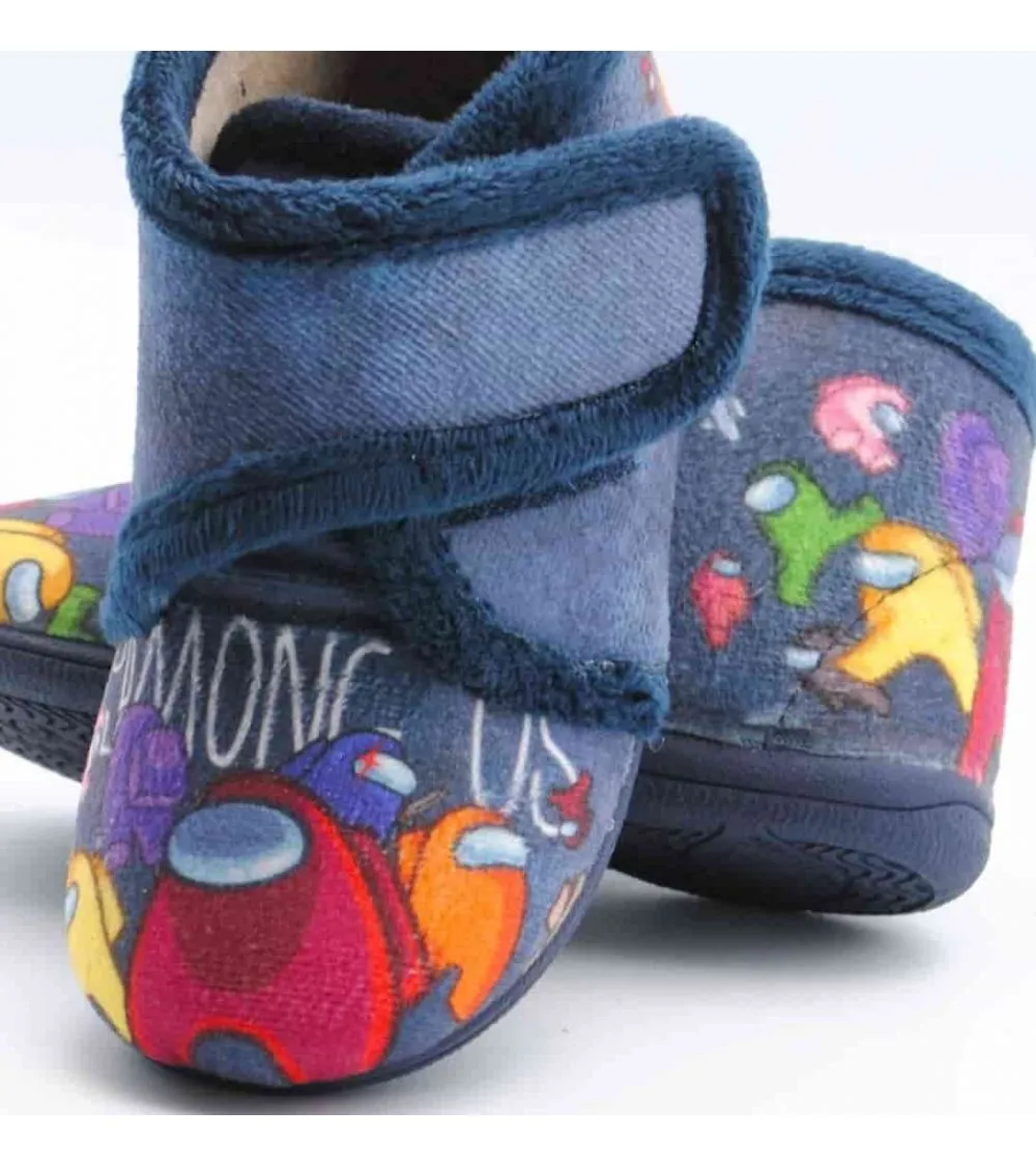 ZAPATILLAS DE CASA VULPEQUES AMONG US MARINO