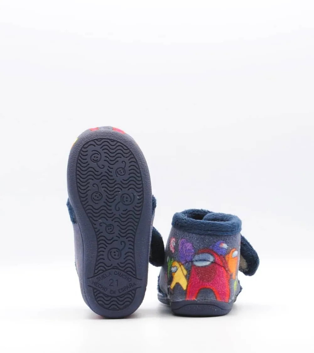 ZAPATILLAS DE CASA VULPEQUES AMONG US MARINO