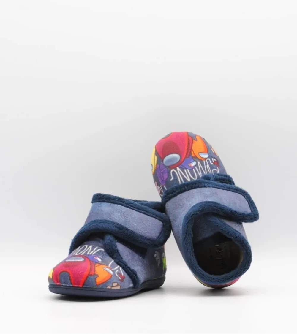 ZAPATILLAS DE CASA VULPEQUES AMONG US MARINO