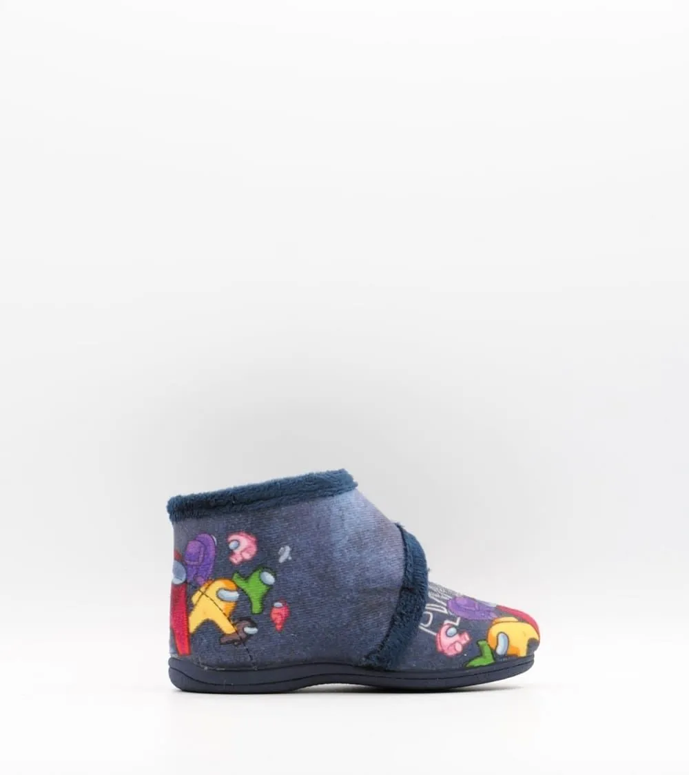 ZAPATILLAS DE CASA VULPEQUES AMONG US MARINO
