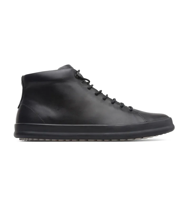Zapatillas de piel Chasis negro