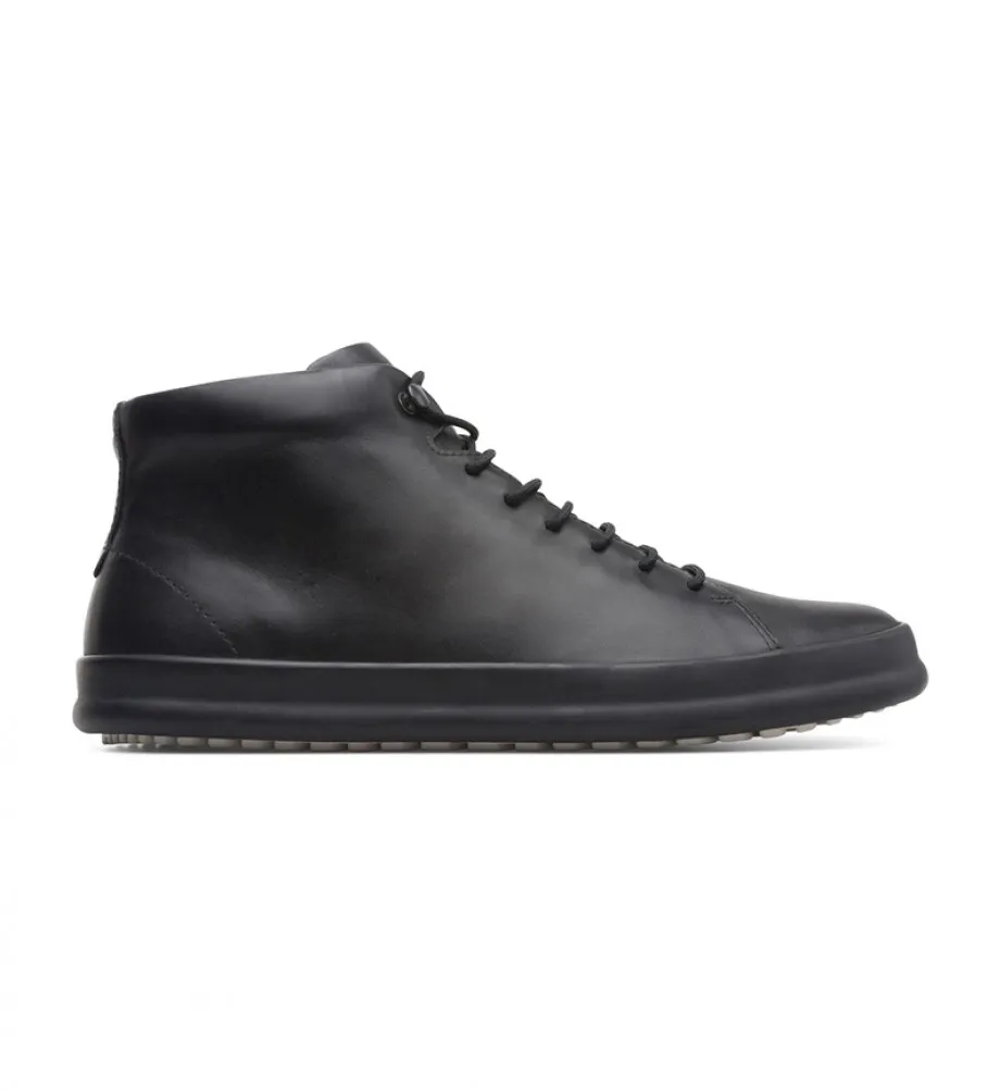 Zapatillas de piel Chasis negro
