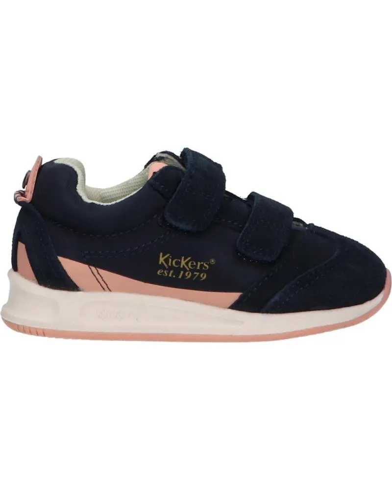 ZAPATILLAS DEPORTE DE NIñA Y NIñO KICKERS 68629010 KICK 18 BB 103 MARINE ROSE