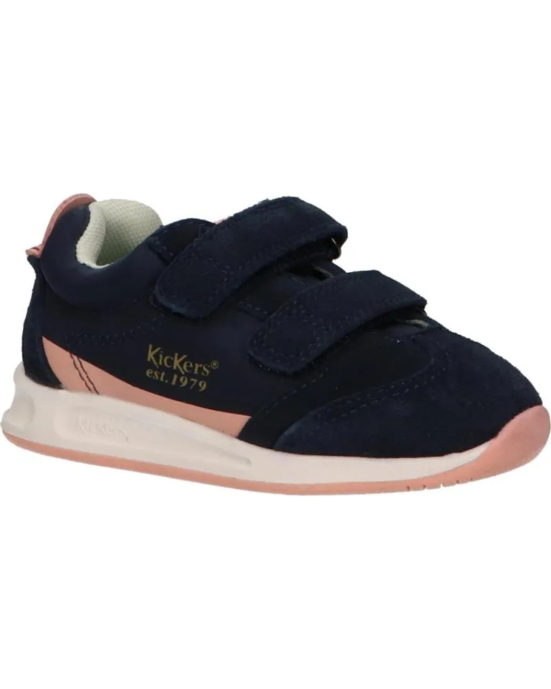 ZAPATILLAS DEPORTE DE NIñA Y NIñO KICKERS 68629010 KICK 18 BB 103 MARINE ROSE