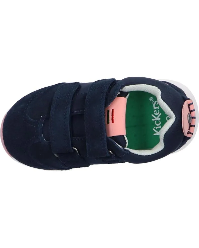 ZAPATILLAS DEPORTE DE NIñA Y NIñO KICKERS 68629010 KICK 18 BB 103 MARINE ROSE