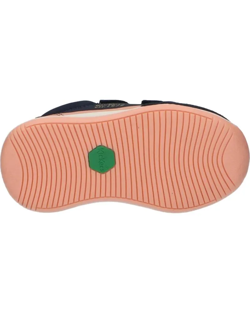 ZAPATILLAS DEPORTE DE NIñA Y NIñO KICKERS 68629010 KICK 18 BB 103 MARINE ROSE