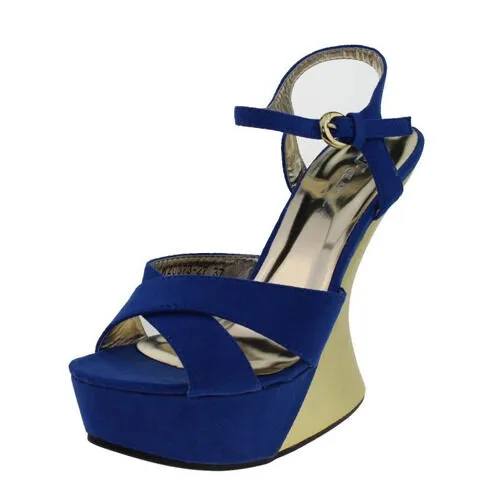 Zapato Azul Via Franca Art. 5w2037327az /vía Franca