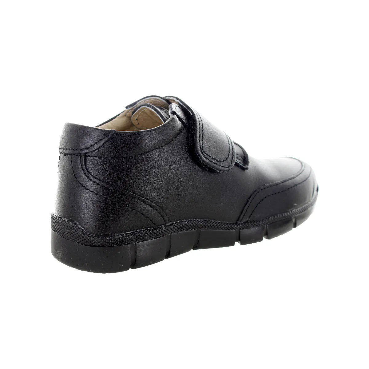 Zapato Para Nio Escolar De Piel Con Velcro M6102