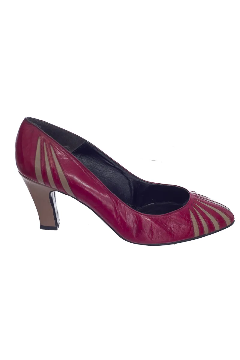 ZAPATOS COLOR VINOTINTO  CLOSEANDO