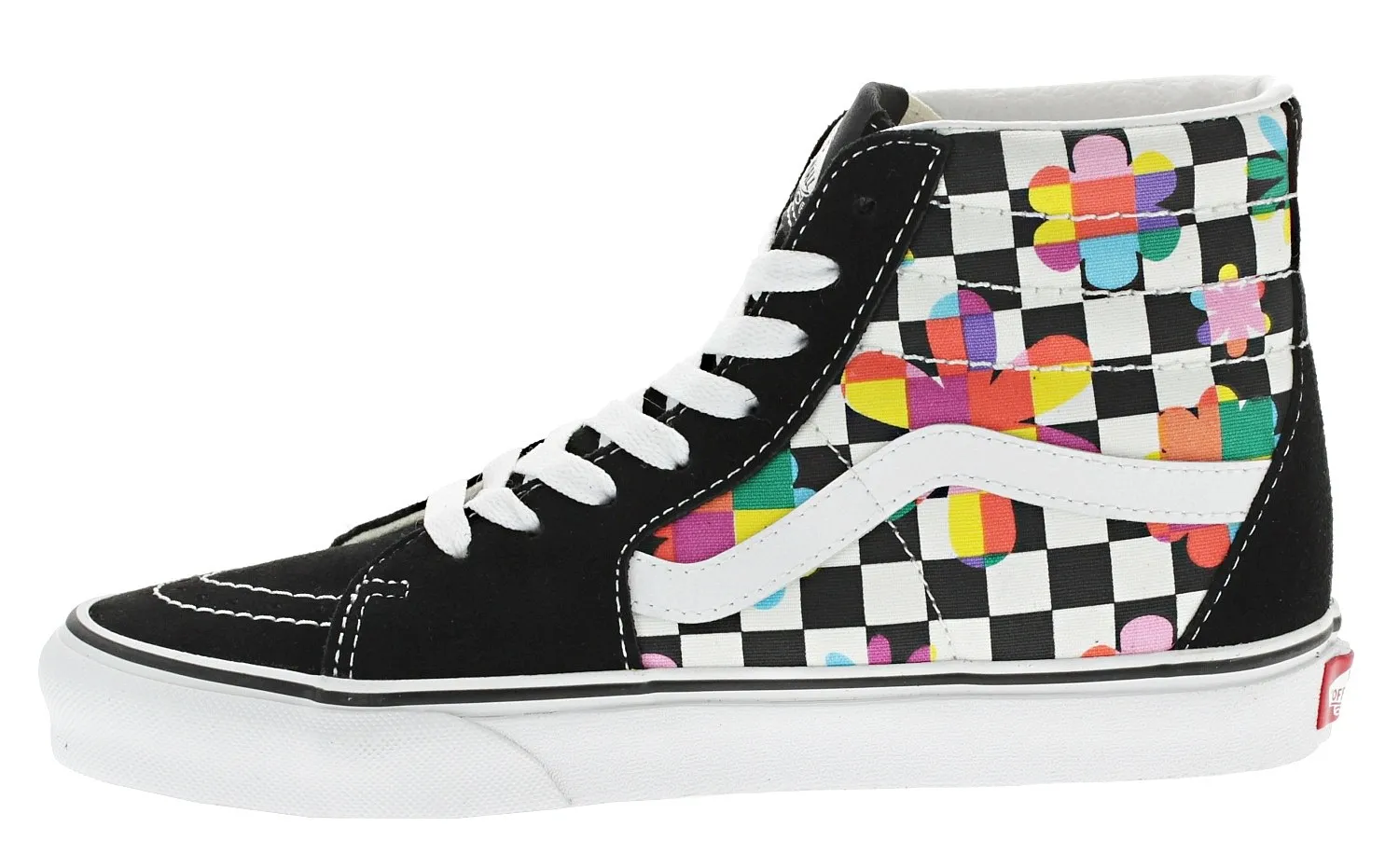 ZAPATOS VANS SK8HI  FLORAL CHECKERBOARD/BLACK/TRUE WHITE